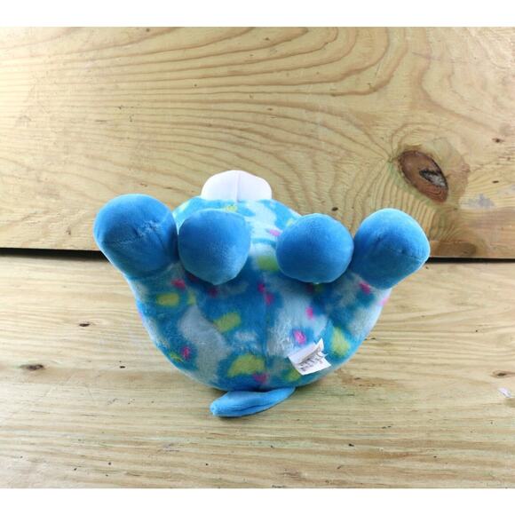 New Kellytoy Plush Dog Blue Multicolor Looky Boos Sparkle Eyes Stuffed Animal - Picture 3 of 4